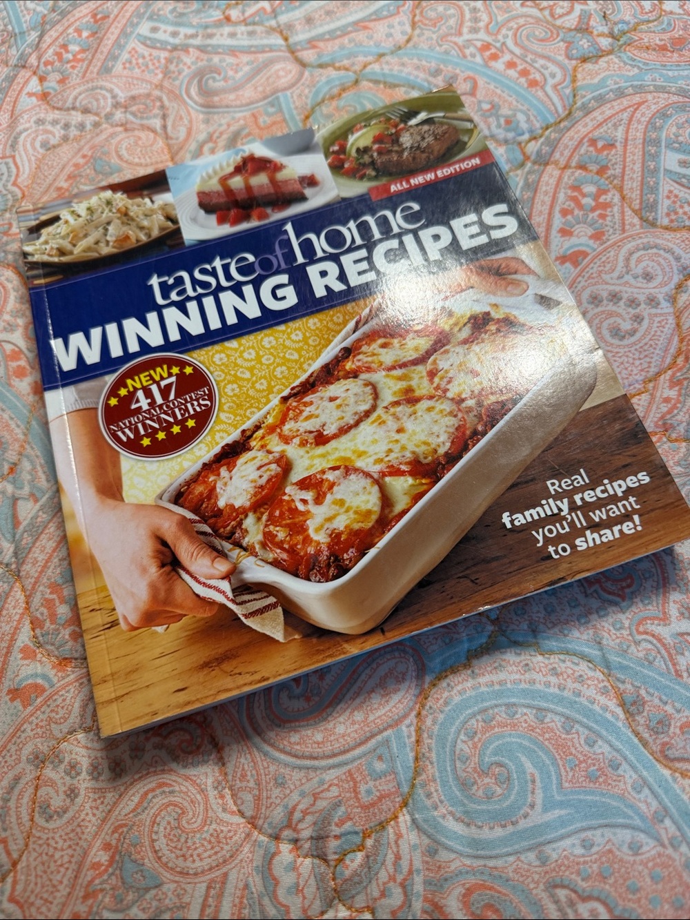Taste of Home Winning Recipes Cookbook
